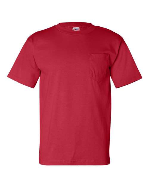 Bayside Men's USA-Made T-Shirt with a Pocket Bayside