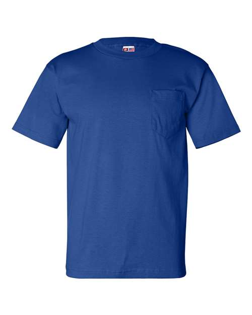 Bayside Men's USA-Made T-Shirt with a Pocket Bayside