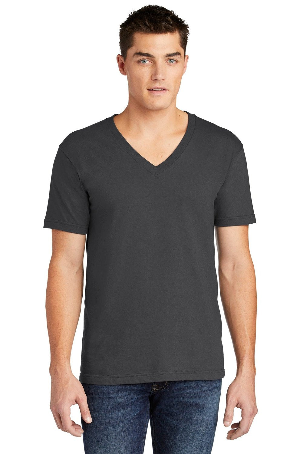 American Apparel Men's Fine Jersey V-Neck T-Shirt Mens Apparel Shirts & Tops