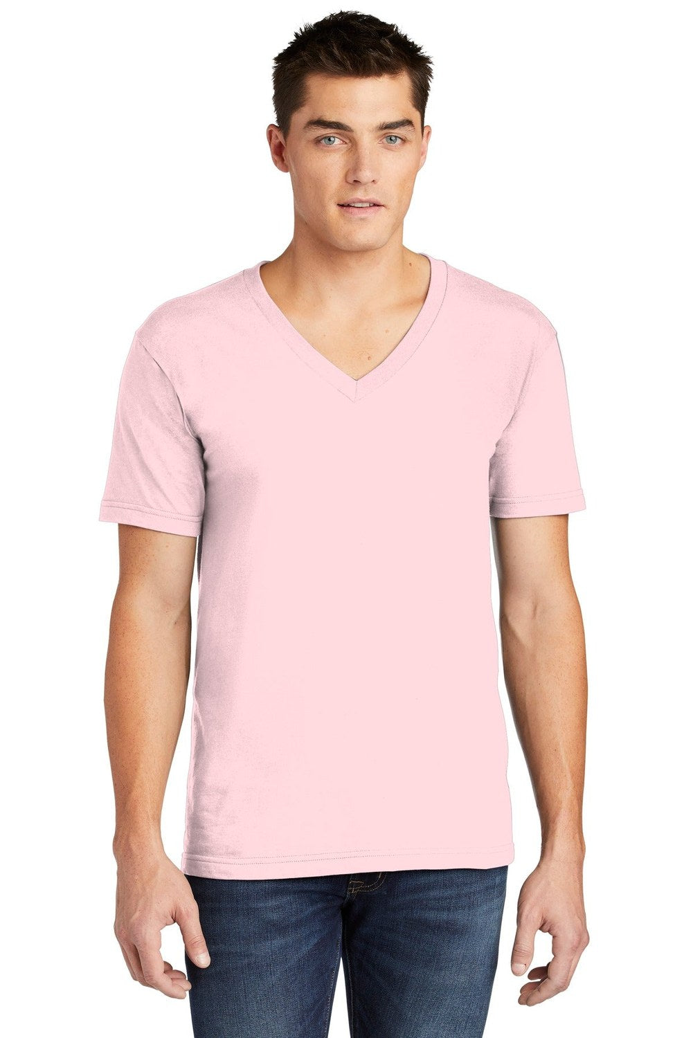 American Apparel Men's Fine Jersey V-Neck T-Shirt Mens Apparel Shirts & Tops