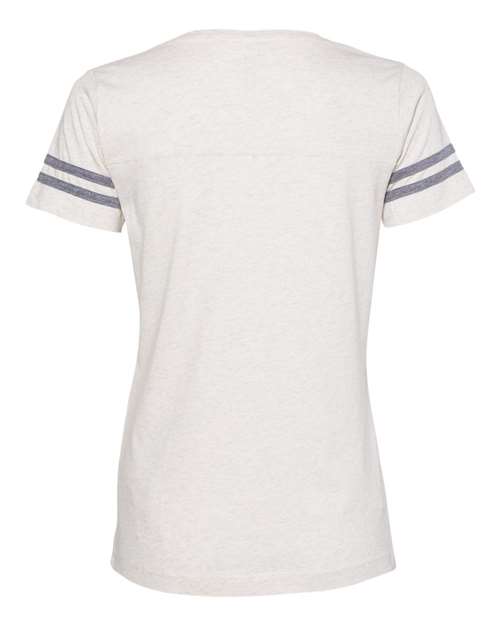LAT Women's Football V-Neck Fine Jersey T-Shirt LAT
