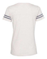 LAT Women's Football V-Neck Fine Jersey T-Shirt LAT