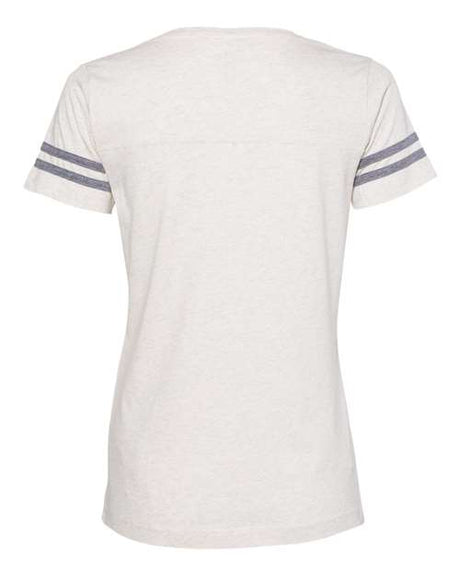LAT Women's Football V-Neck Fine Jersey T-Shirt LAT