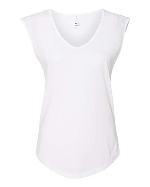 Next Level - Women's Festival Sleeveless Deep V-Neck T-Shirt Next Level