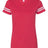 LAT Women's Football V-Neck Fine Jersey T-Shirt LAT