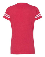 LAT Women's Football V-Neck Fine Jersey T-Shirt LAT