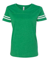 LAT Women's Football V-Neck Fine Jersey T-Shirt LAT