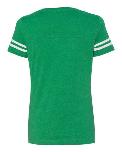 LAT Women's Football V-Neck Fine Jersey T-Shirt LAT