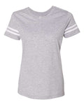 LAT Women's Football V-Neck Fine Jersey T-Shirt LAT