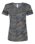 LAT Women's Football V-Neck Fine Jersey T-Shirt LAT