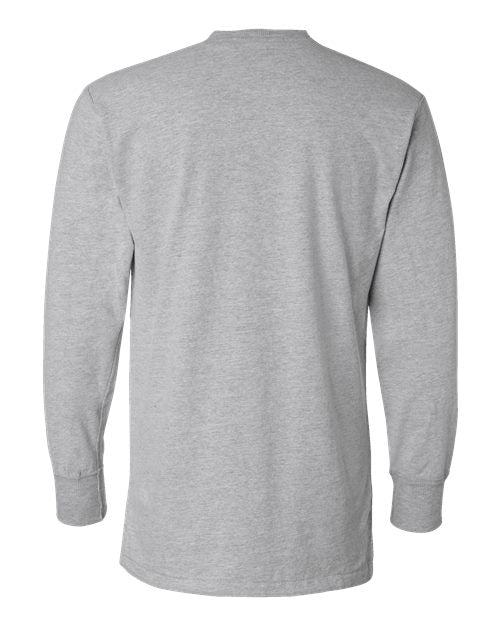 J. America Men's Vintage Brushed Jersey Henley J. America