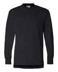 J. America Men's Vintage Brushed Jersey Henley J. America