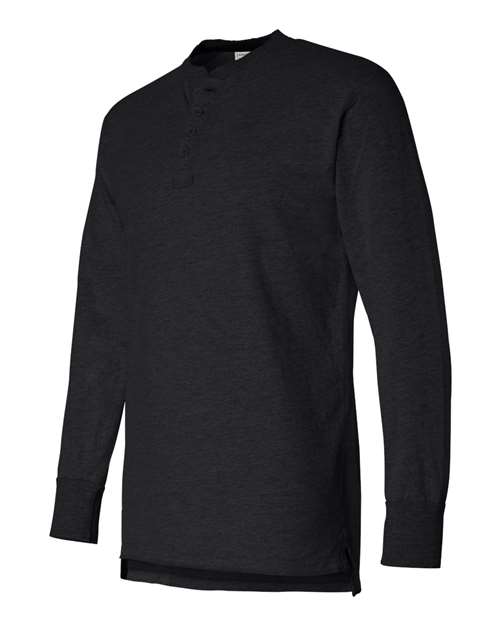 J. America Men's Vintage Brushed Jersey Henley J. America