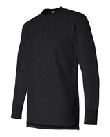 J. America Men's Vintage Brushed Jersey Henley J. America