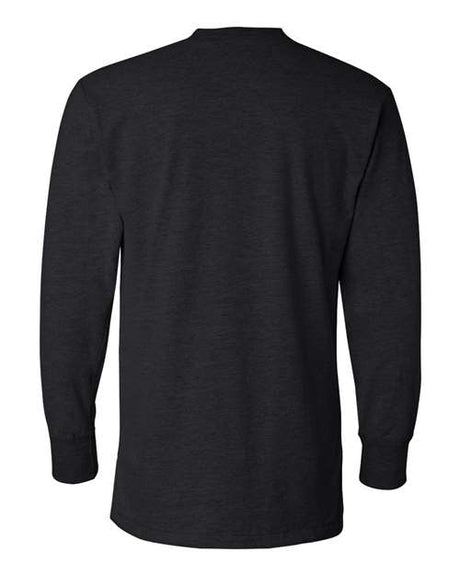 J. America Men's Vintage Brushed Jersey Henley J. America
