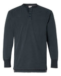 J. America Men's Vintage Brushed Jersey Henley J. America