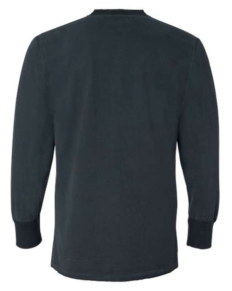 J. America Men's Vintage Brushed Jersey Henley J. America