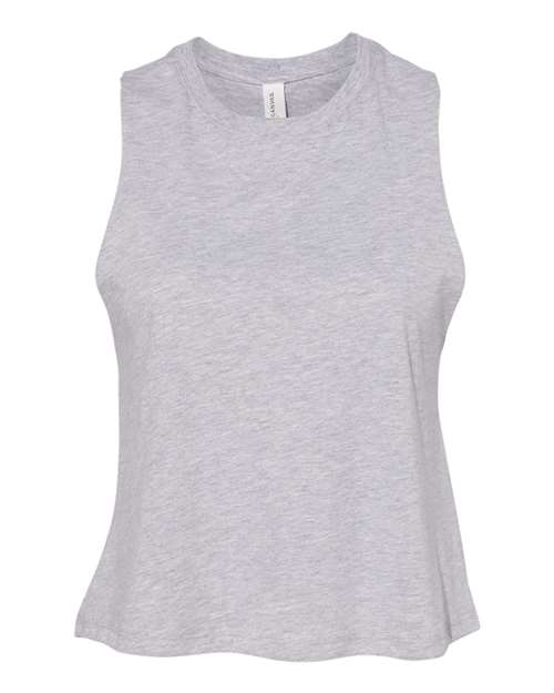BELLA + CANVAS Women's Racerback Cropped Tank. BC6682