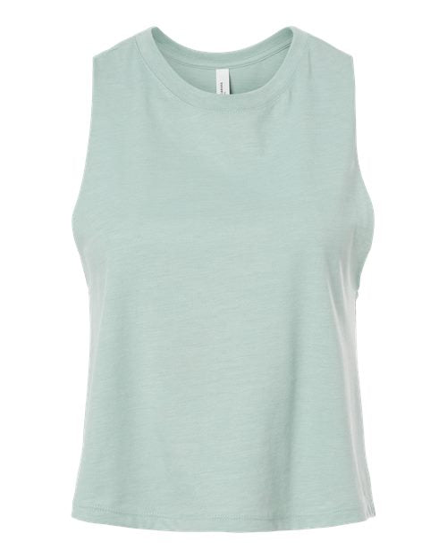 BELLA + CANVAS Women's Racerback Cropped Tank. BC6682
