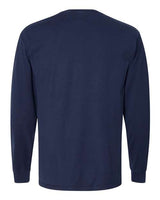 Hanes Men's Garment Dyed Long Sleeve T-Shirt With a Pocket Mens Apparel Shirts & Tops
