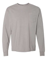 Hanes Men's Garment Dyed Long Sleeve T-Shirt With a Pocket Mens Apparel Shirts & Tops
