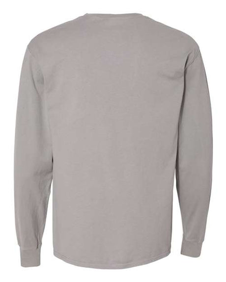 ComfortWash by Hanes Men's Garment Dyed Long Sleeve T-Shirt With a Pocket Hanes