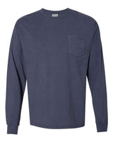 Hanes Men's Garment Dyed Long Sleeve T-Shirt With a Pocket Mens Apparel Shirts & Tops