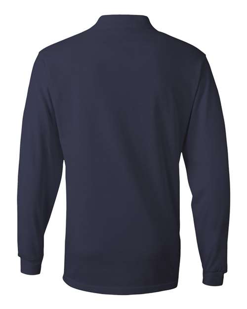 JERZEES Men's SpotShield 50/50 Long Sleeve Polo JERZEES