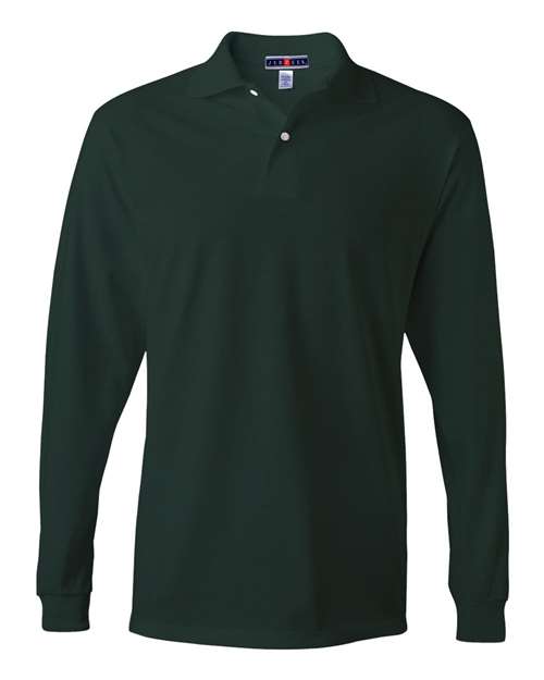JERZEES Men's SpotShield 50/50 Long Sleeve Polo JERZEES