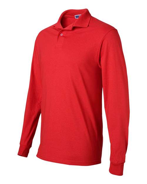 JERZEES Men's SpotShield 50/50 Long Sleeve Polo JERZEES