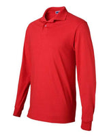 JERZEES Men's SpotShield 50/50 Long Sleeve Polo JERZEES