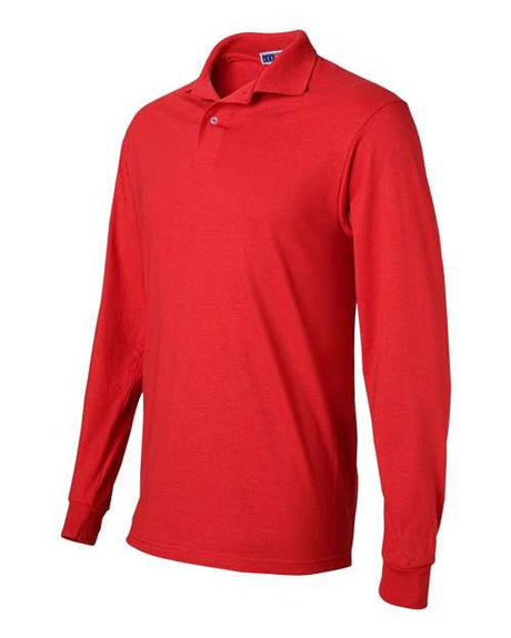 JERZEES Men's SpotShield 50/50 Long Sleeve Polo JERZEES