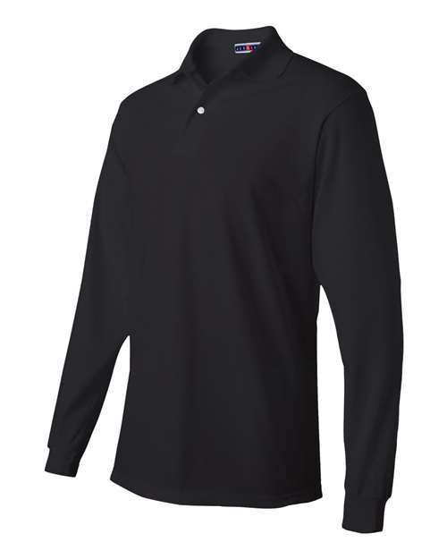 JERZEES Men's SpotShield 50/50 Long Sleeve Polo JERZEES