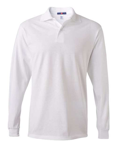 JERZEES Men's SpotShield 50/50 Long Sleeve Polo JERZEES
