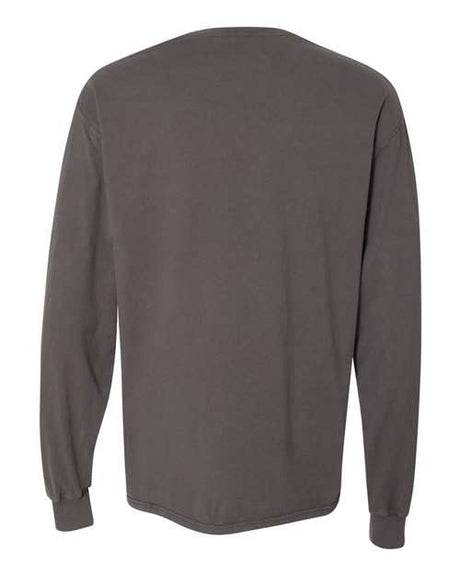 ComfortWash by Hanes Men's Garment Dyed Long Sleeve T-Shirt With a Pocket Hanes