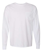 Hanes Men's Garment Dyed Long Sleeve T-Shirt With a Pocket Mens Apparel Shirts & Tops