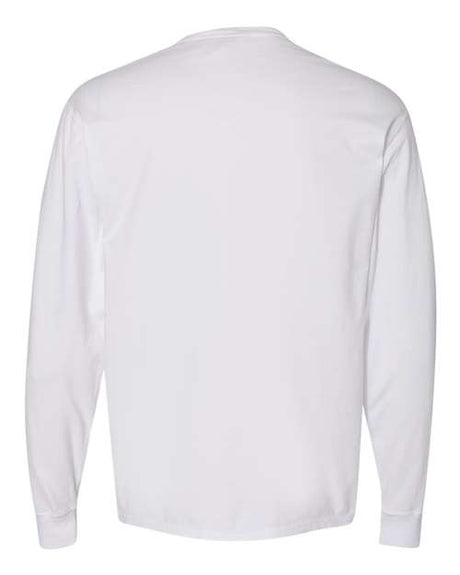 ComfortWash by Hanes Men's Garment Dyed Long Sleeve T-Shirt With a Pocket Hanes
