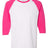 Gildan Men's Heavy Cotton 3/4-Sleeve Raglan T-Shirt. 5700 Gildan