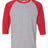 Gildan Men's Heavy Cotton 3/4-Sleeve Raglan T-Shirt. 5700 Gildan