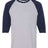 Gildan Men's Heavy Cotton 3/4-Sleeve Raglan T-Shirt. 5700 Gildan