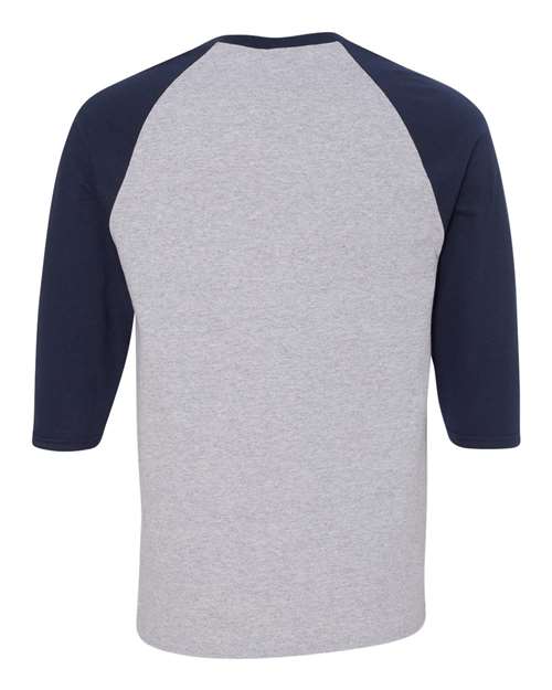 Gildan Men's Heavy Cotton 3/4-Sleeve Raglan T-Shirt. 5700 Gildan