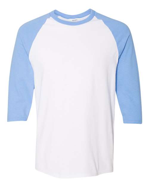 Gildan Men's Heavy Cotton 3/4-Sleeve Raglan T-Shirt. 5700 Gildan