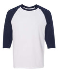 Gildan Men's Heavy Cotton 3/4-Sleeve Raglan T-Shirt. 5700 Gildan