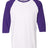 Gildan Men's Heavy Cotton 3/4-Sleeve Raglan T-Shirt. 5700 Gildan