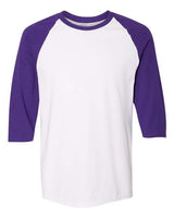 Gildan Men's Heavy Cotton 3/4-Sleeve Raglan T-Shirt. 5700 Gildan