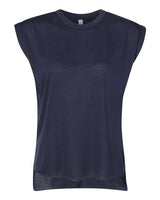 BELLA + CANVAS Women's Flowy Rolled Cuffs Muscle Tee