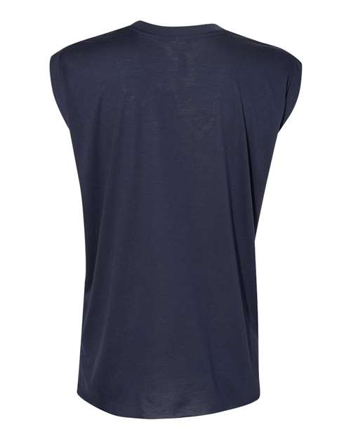 BELLA + CANVAS Women's Flowy Rolled Cuffs Muscle Tee