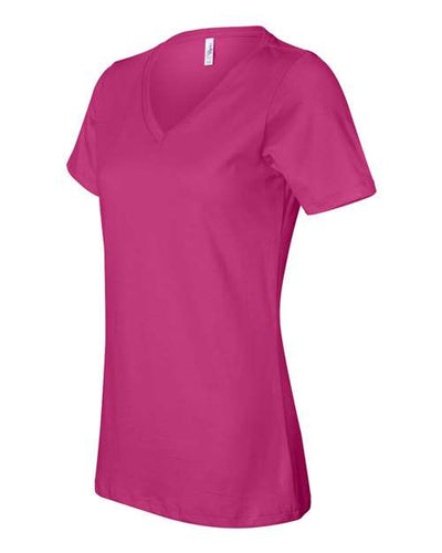 BELLA + CANVAS Women's Relaxed Jersey V-Neck Tee