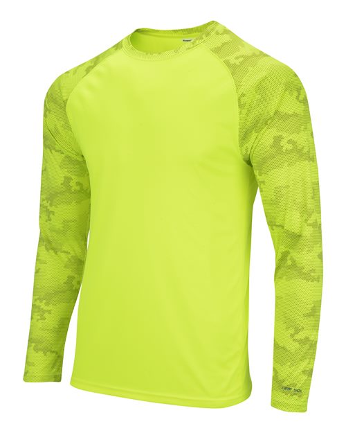 Paragon Men's Cayman Performance Colorblocked Long Sleeve T-Shirt Paragon