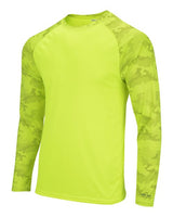 Paragon Men's Cayman Performance Colorblocked Long Sleeve T-Shirt Paragon